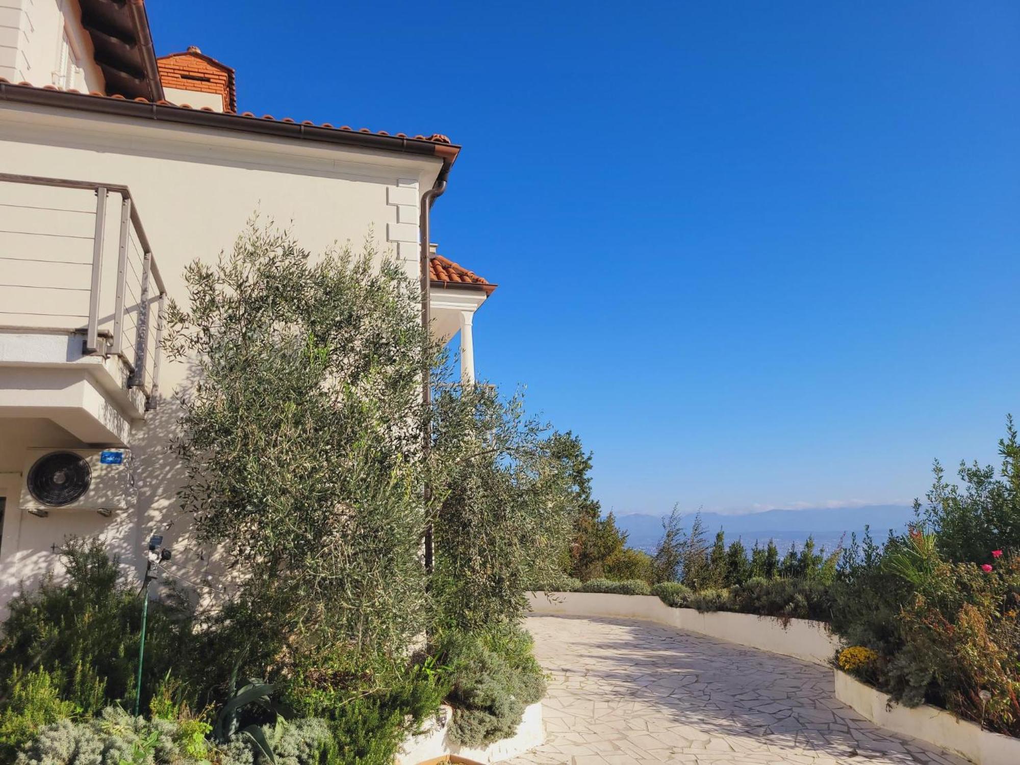 Apartments Chiara Mit Meerblick Und Pool Und Jacuzzi Lovran Exterior foto